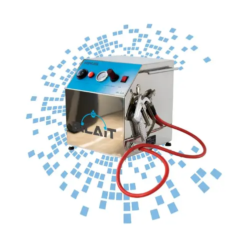 Stroj na striekanie tekutej želatíny MINIJEL