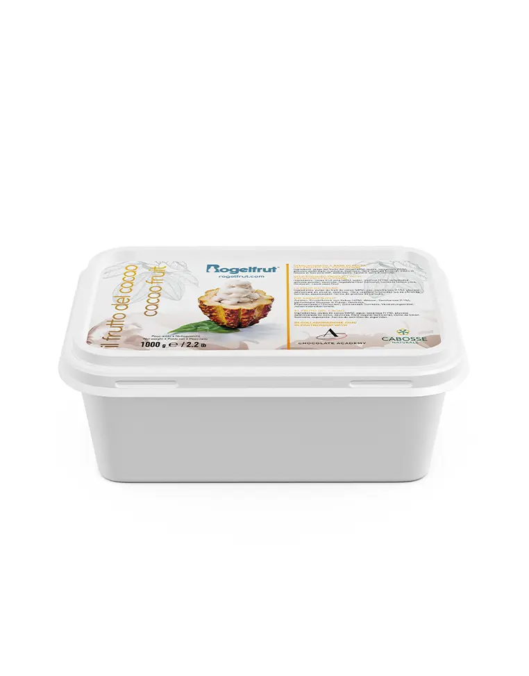 Mrazené pyré z kakaových bôbov