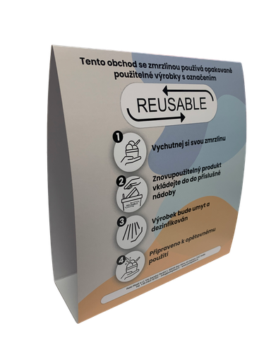 [1846] Informačná strieška - Znovu použiteľné produkty z plastu